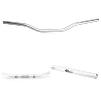MX Variable Section Aluminum Conical Fat Handlebar Silver