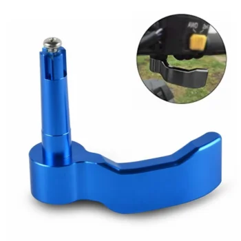 CNC Thumb Throttle Control Lever Blue